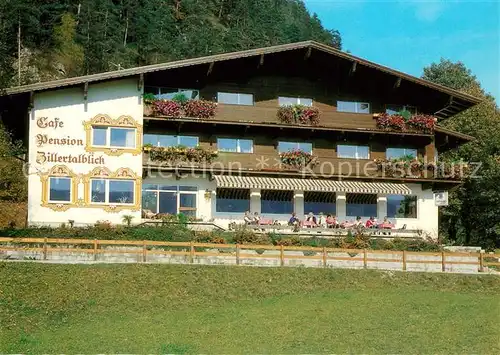 AK / Ansichtskarte Muenster_Tirol Pension Cafe Zillertalblick Muenster_Tirol