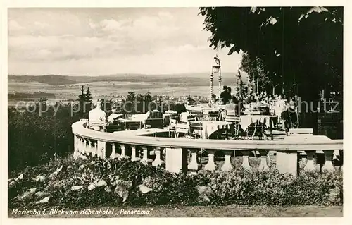 AK / Ansichtskarte Marienbad_Tschechien_Boehmen Blick vom Hoehenhotel Panorama Marienbad_Tschechien