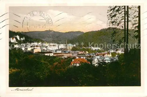 AK / Ansichtskarte Marienbad_Tschechien_Boehmen Panorama Marienbad_Tschechien