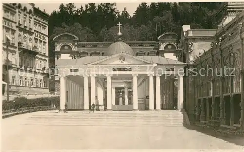 AK / Ansichtskarte Marienbad_Tschechien_Boehmen Kreuzbrunnen Marienbad_Tschechien