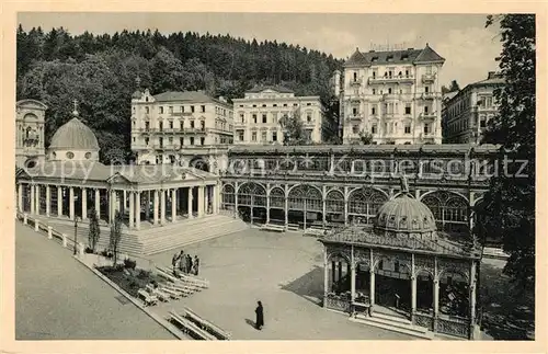AK / Ansichtskarte Marienbad_Tschechien_Boehmen Kreuzbrunnkolonnade Marienbad_Tschechien