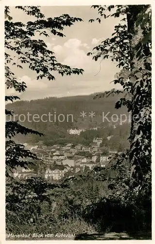 AK / Ansichtskarte Marienbad_Tschechien_Boehmen Blick vom Ruebezahl Marienbad_Tschechien