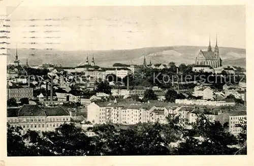 AK / Ansichtskarte Bruenn_Brno Blick vom Roten Berg Bruenn_Brno