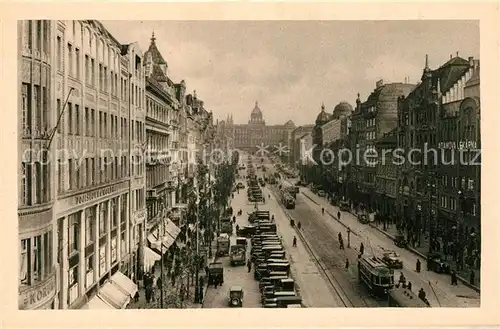 AK / Ansichtskarte Prag_Prahy_Prague Wenzelsplatz Prag_Prahy_Prague