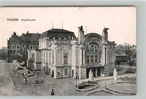 AK / Ansichtskarte Thorn_Westpreussen Stadttheater Thorn_Westpreussen