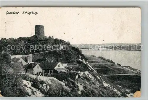 AK / Ansichtskarte Graudenz_Westpreussen Schlossberg Graudenz_Westpreussen