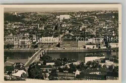 AK / Ansichtskarte Prag_Prahy_Prague Panorama Prag_Prahy_Prague