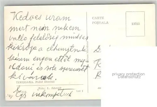 AK / Ansichtskarte Timisoara Podul Decebal Timisoara