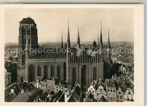 AK / Ansichtskarte Danzig_Westpreussen Marienkirche Danzig_Westpreussen