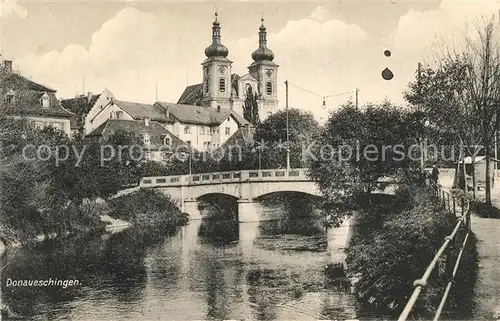 AK / Ansichtskarte Donaueschingen Brueckenpartie Donaueschingen