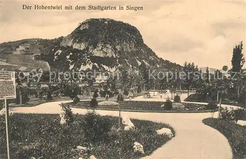 AK / Ansichtskarte Hohentwiel mit den Stadtagten in Singen Hohentwiel