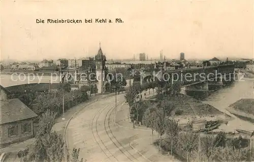 AK / Ansichtskarte Kehl_Rhein Rheinbruecke Kehl_Rhein