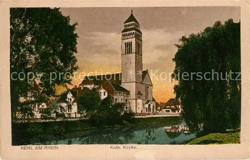 AK / Ansichtskarte Kehl_Rhein Kirche Kehl_Rhein