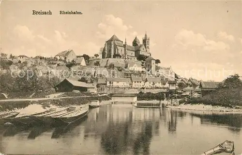AK / Ansichtskarte Breisach_Rhein Rheinhafen Breisach Rhein