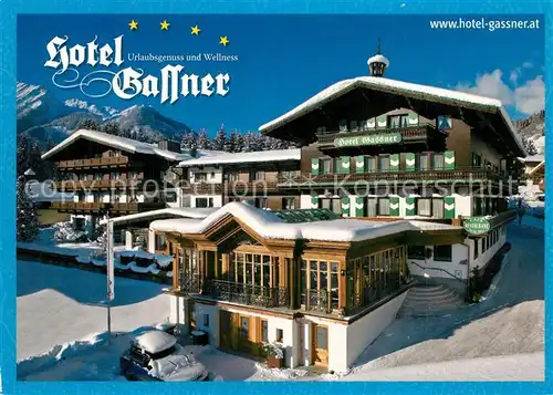AK / Ansichtskarte Neukirchen_Grossvenediger Hotel Gassner im Winter Neukirchen Grossvenediger