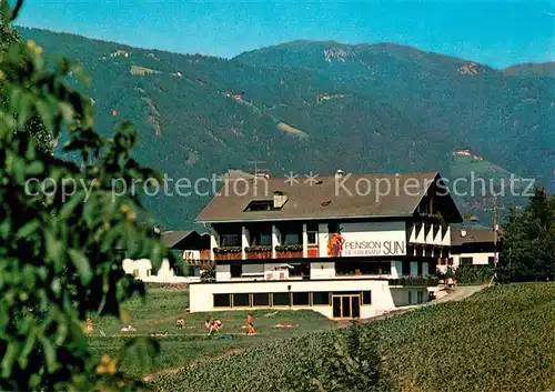 AK / Ansichtskarte Natz_Schabs_Suedtirol Pension Restaurant Sun Natz_Schabs_Suedtirol