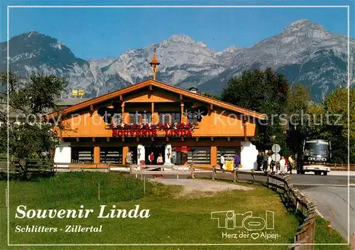 AK / Ansichtskarte Schlitters_Tirol Souvenir Linda Souvenirladen Alpen Schlitters Tirol