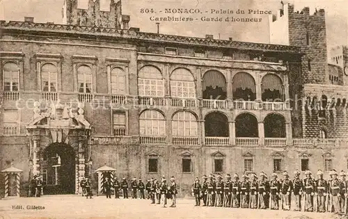 AK / Ansichtskarte Monaco Palais du Prince Carabiniers Garde d`honneur Monaco