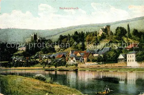 AK / Ansichtskarte Neckarsteinach Neckarpartie Neckarsteinach