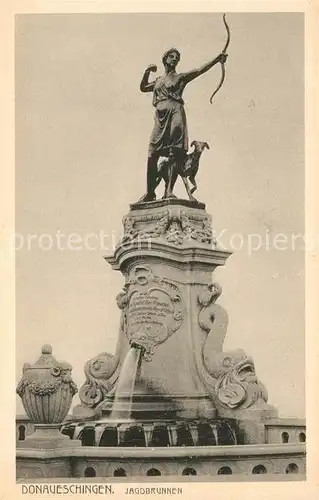 AK / Ansichtskarte Donaueschingen Jagdbrunnen Donaueschingen