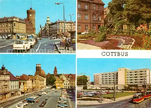 AK / Ansichtskarte Cottbus Ernst Thaelmann Platz Altmarkt Hotel Lausitz  Cottbus