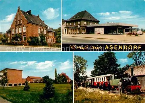 AK / Ansichtskarte Asendorf_Bruchhausen Vilsen Dampflok Asendorf