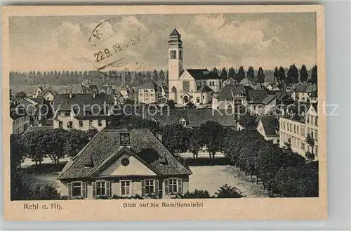 AK / Ansichtskarte Kehl_Rhein Komisionsinsel Kehl_Rhein