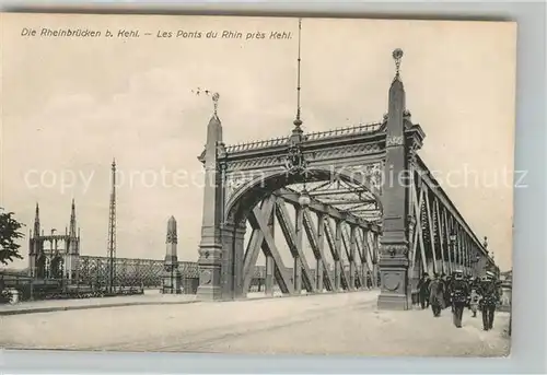 AK / Ansichtskarte Kehl_Rhein Rheinbruecken Kehl_Rhein