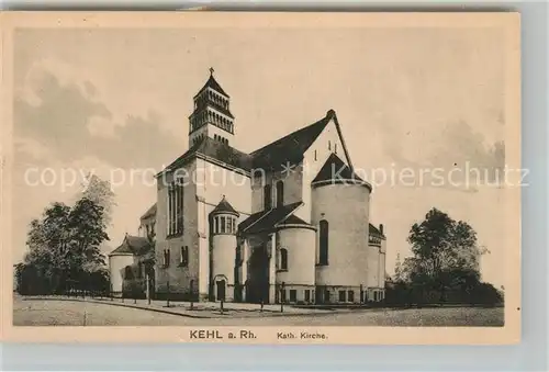 AK / Ansichtskarte Kehl_Rhein Kirche Kehl_Rhein