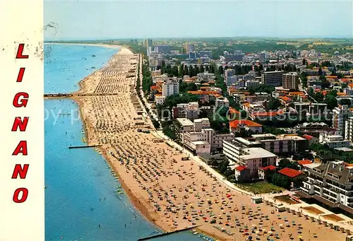 AK / Ansichtskarte Lignano Fliegeraufnahme Lignano