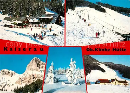 AK / Ansichtskarte Kaiserau_Admont Oberst Klinke Huette  Kaiserau Admont