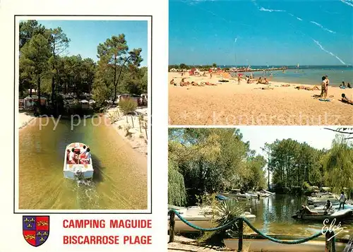AK / Ansichtskarte Biscarosse Camping Plage Maguide Lac de Cazaux Biscarosse