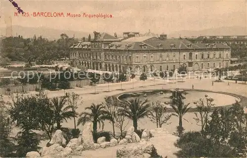 AK / Ansichtskarte Barcelona_Cataluna Museo Arqueologica Barcelona Cataluna