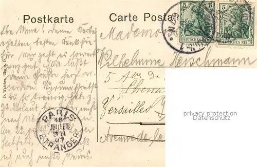 AK / Ansichtskarte Ulm_Donau Malereien Rathaus Ulm_Donau