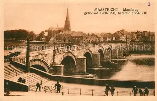 AK / Ansichtskarte Maastricht Maasbrug Maastricht