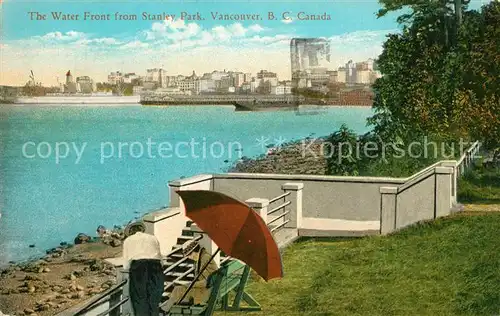 AK / Ansichtskarte Vancouver_British_Columbia Water Front Stanley Park Vancouver_British