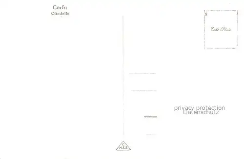 AK / Ansichtskarte Corfu_Korfu Citadelle Corfu Korfu