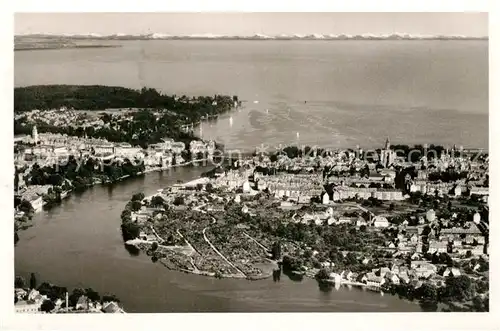 AK / Ansichtskarte Konstanz_Bodensee Fliegeraufnahme Konstanz_Bodensee