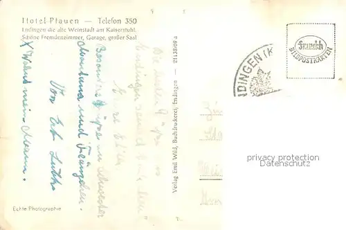 AK / Ansichtskarte Endingen_Kaiserstuhl Stadtturm Brunnen Stadtansichten Endingen_Kaiserstuhl