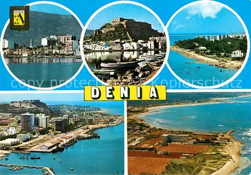 AK / Ansichtskarte Denia Fliegeraufnahme Denia
