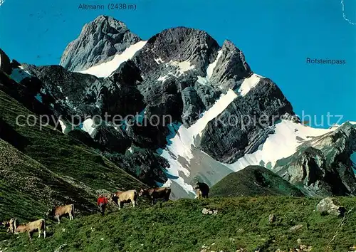 AK / Ansichtskarte Rotsteinpass Altmann  Rotsteinpass