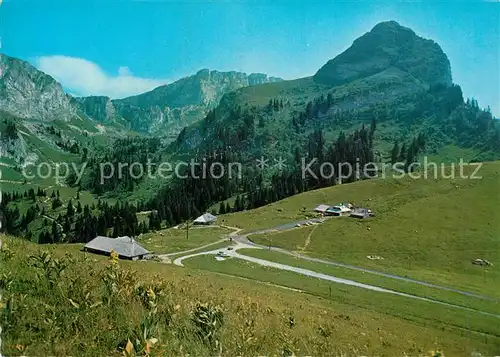 AK / Ansichtskarte Col_de_Jaman Panorama Le Manoire Restaurant Col_de_Jaman