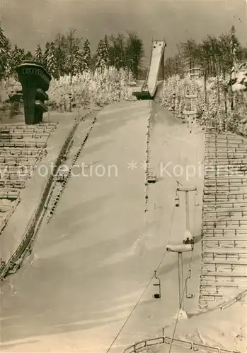 AK / Ansichtskarte Klingenthal_Vogtland Grosse Aschbergschanze Klingenthal_Vogtland