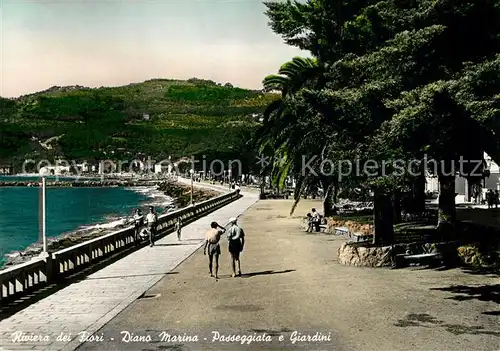 AK / Ansichtskarte Diano_Marina Passeggiata  Giardini Diano Marina