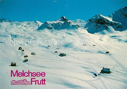 AK / Ansichtskarte Melchsee Frutt Winterlandschaft Melchsee Frutt