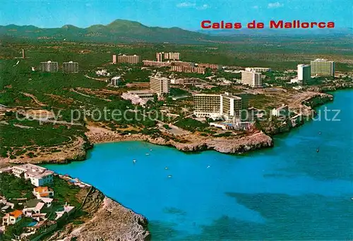 AK / Ansichtskarte Calas_de_Mallorca Fliegeraufnahme Calas_de_Mallorca