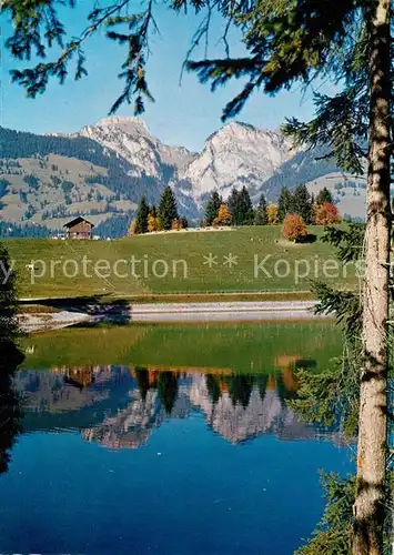 AK / Ansichtskarte Diemtigen Egelsee Stockhorn Diemtigen