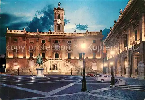 AK / Ansichtskarte Roma_Rom Campidoglio Abendstimmung Roma_Rom