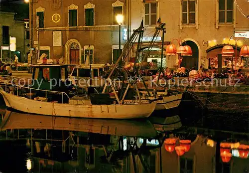 AK / Ansichtskarte Cesenatico Hafen Abendstimmung Cesenatico