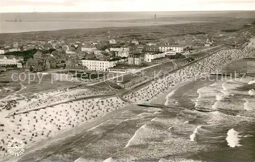AK / Ansichtskarte Wangerooge_Nordseebad Fliegeraufnahme Wangerooge_Nordseebad